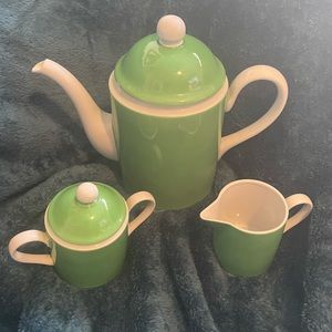 FITZ & FLOYD VINTAGE COFFEE TEA SET